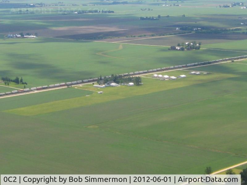Hinckley Airport (0C2) - Looking SW from 2500'