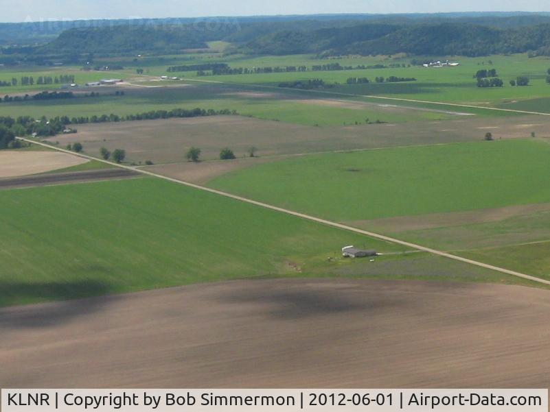 Tri-county Regional Airport (LNR) - Approaching from the SE.