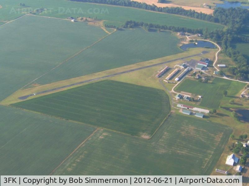 Franklin Flying Field Airport (3FK) - Looking SSE
