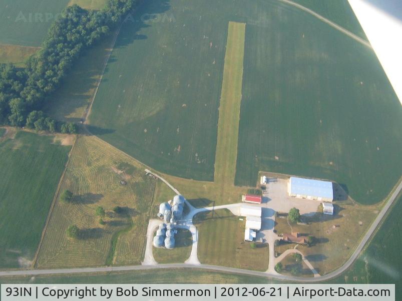 Foltz Farm Airport (93IN) - Looking south