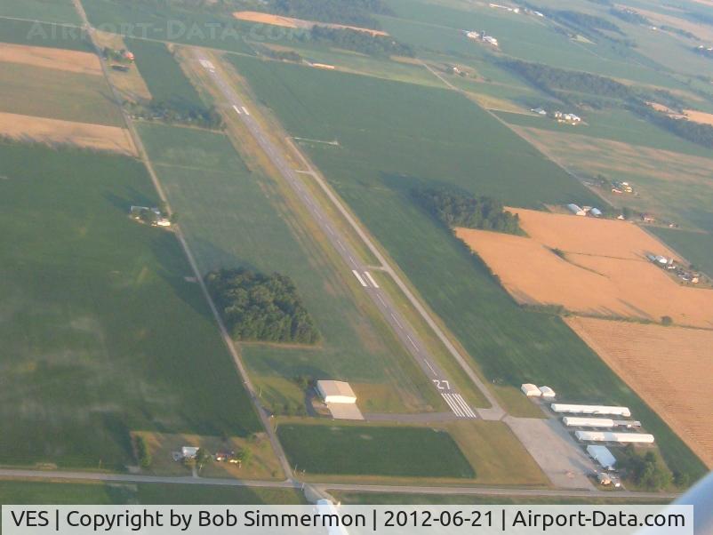 Darke County Airport (VES) - Looking west
