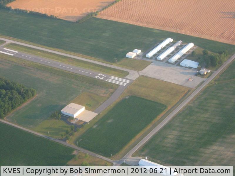 Darke County Airport (VES) - View of the hangers and facilities.