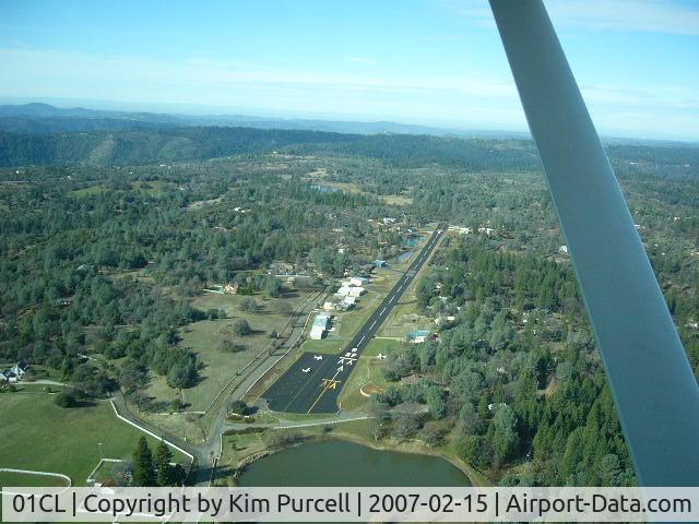 Swansboro Country Airport (01CL) - Swansboro is a restricted use airport which requires prior permission for landing. This photo is on crosswind about to turn downwind for 9 which is the primary landing runway.