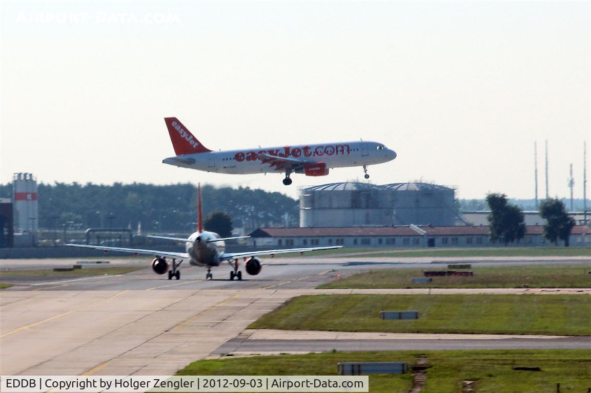 Berlin Brandenburg International Airport, Berlin Germany (EDDB) - EASY meeting at holding point 25......