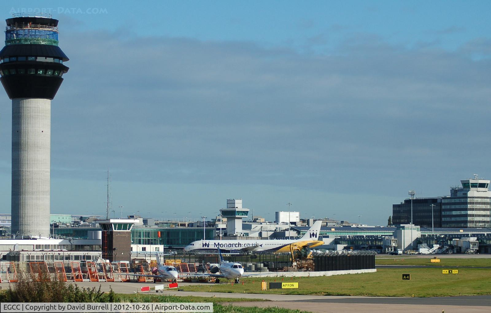 Manchester Airport, Manchester, England United Kingdom (EGCC) - New Tower under construction.