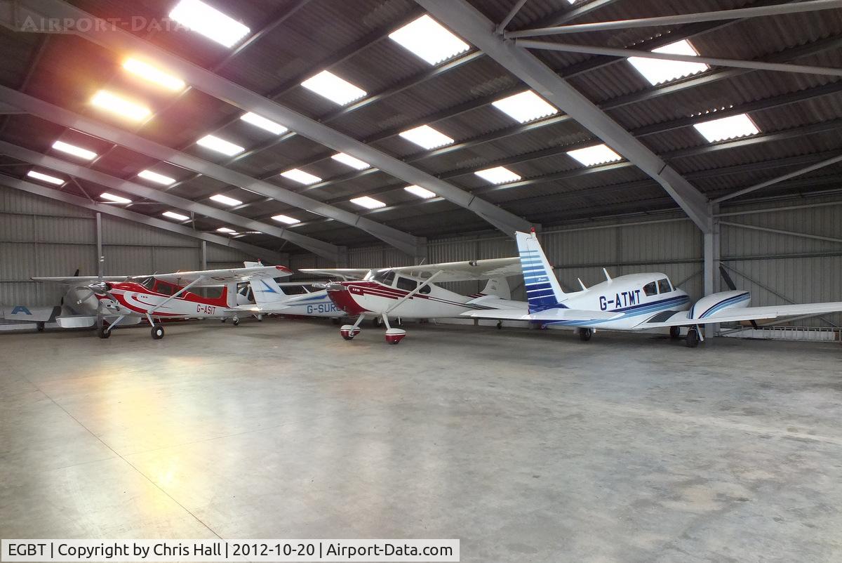 Turweston Aerodrome Airport, Turweston, England United Kingdom (EGBT) - inside the main hangar at Turweston