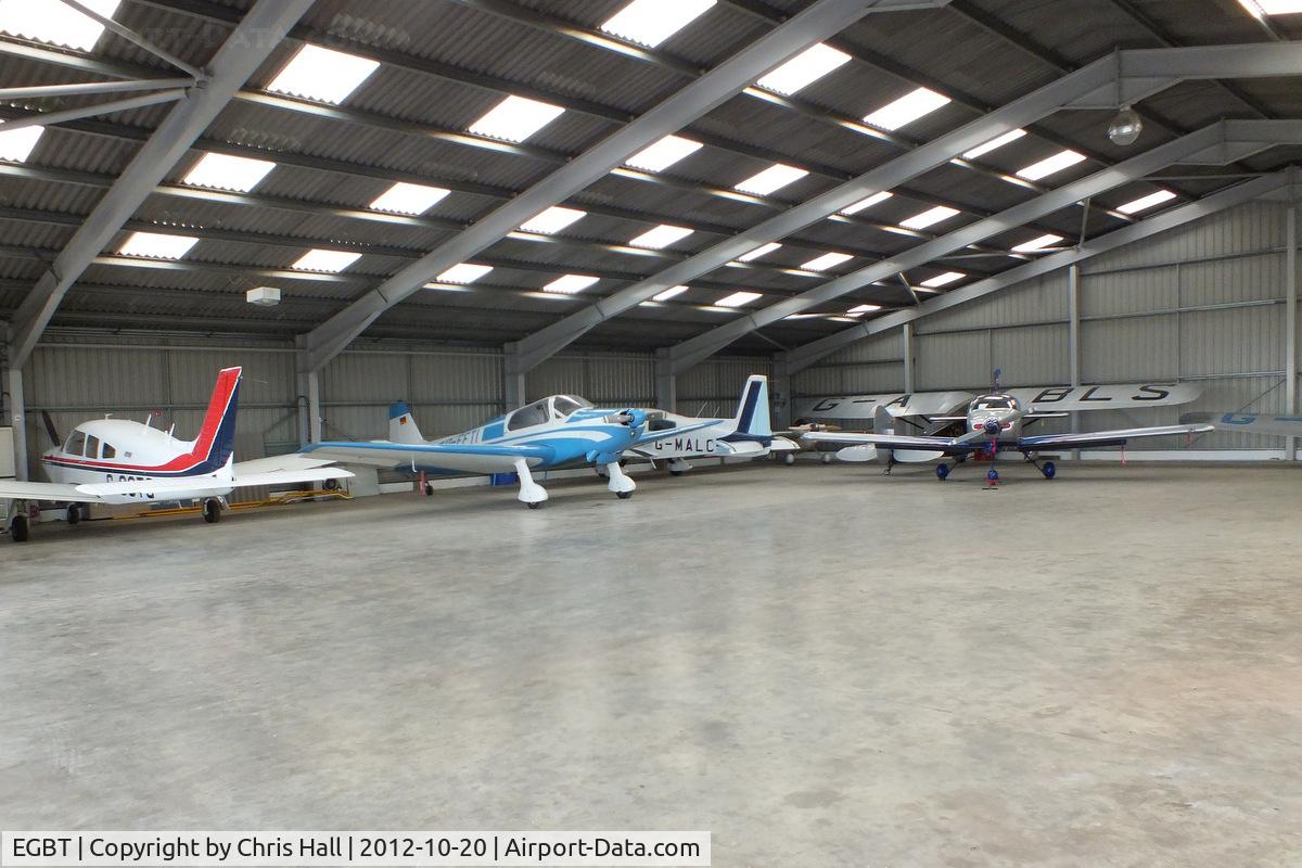 Turweston Aerodrome Airport, Turweston, England United Kingdom (EGBT) - inside the main hangar at Turweston