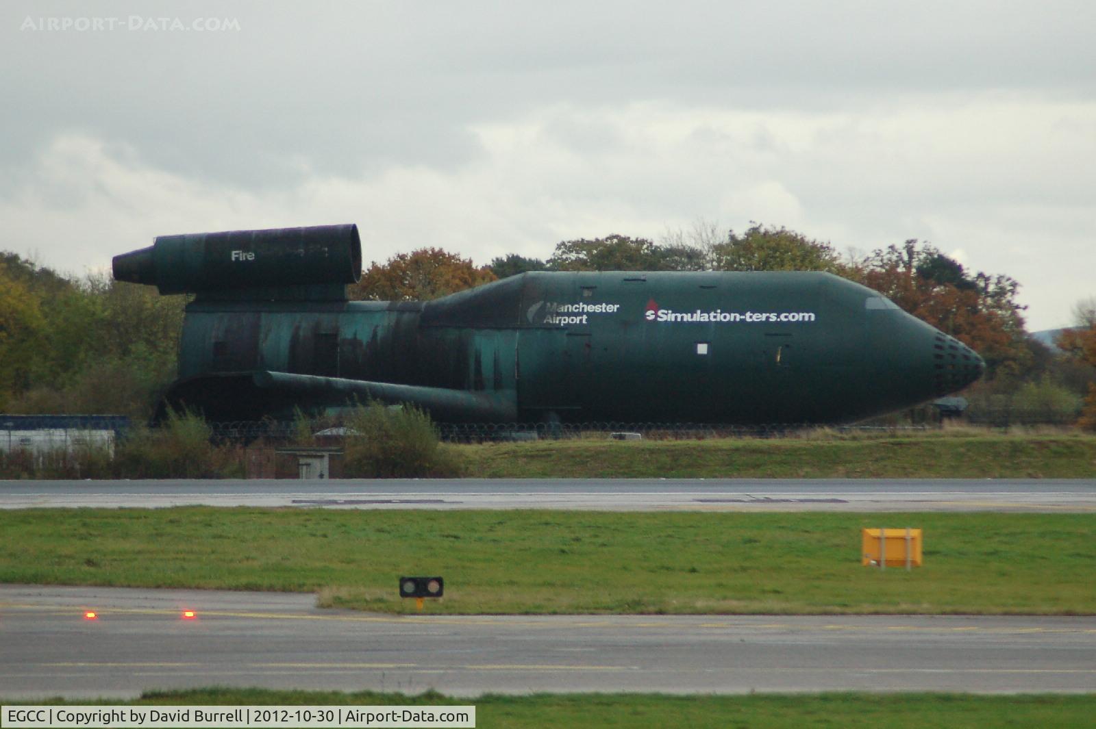 Manchester Airport, Manchester, England United Kingdom (EGCC) - Fire Training Simulator - Fire Service Training Area.