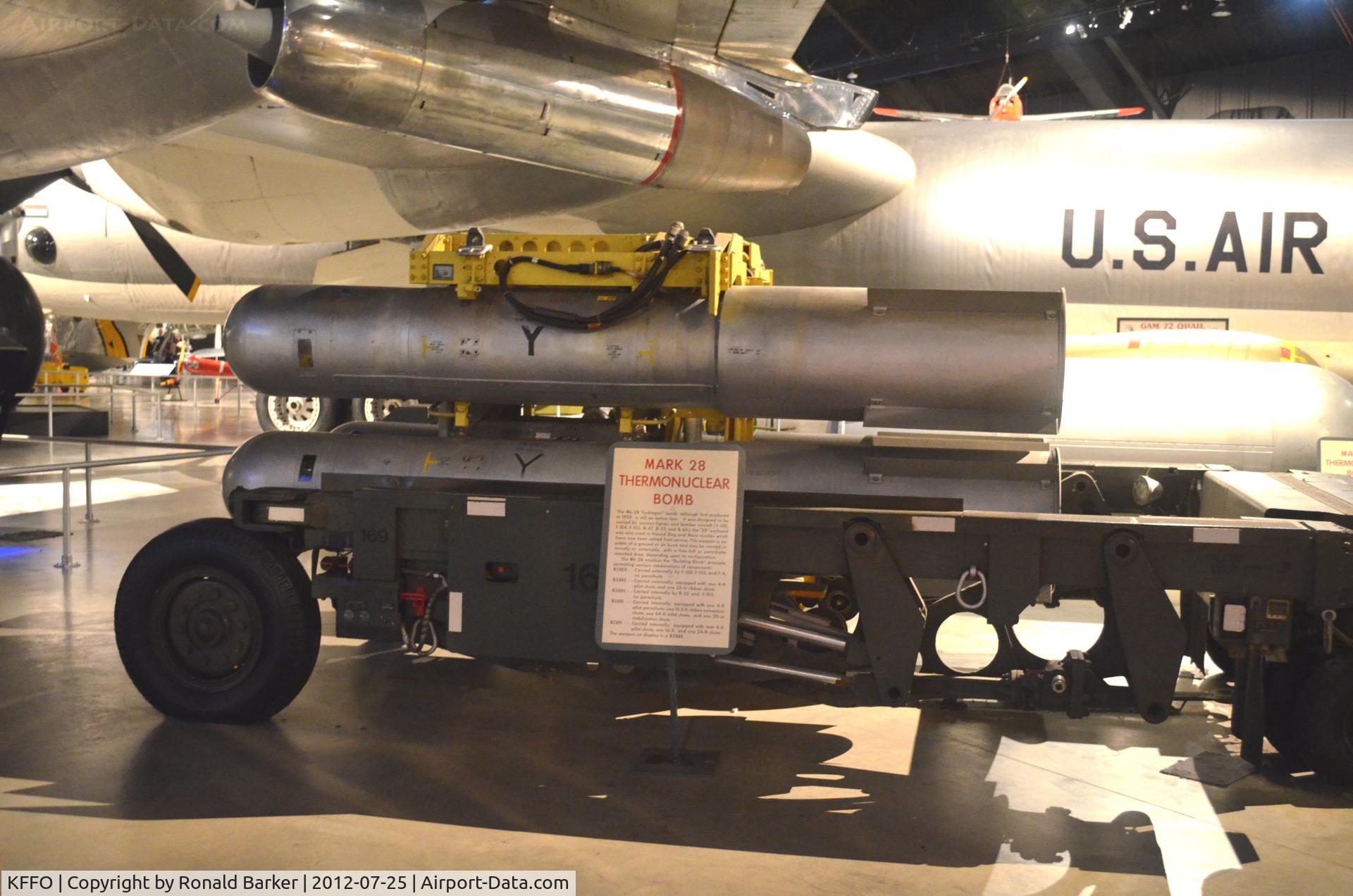 Wright-patterson Afb Airport (FFO) - Mk28 bomb at AF Museum