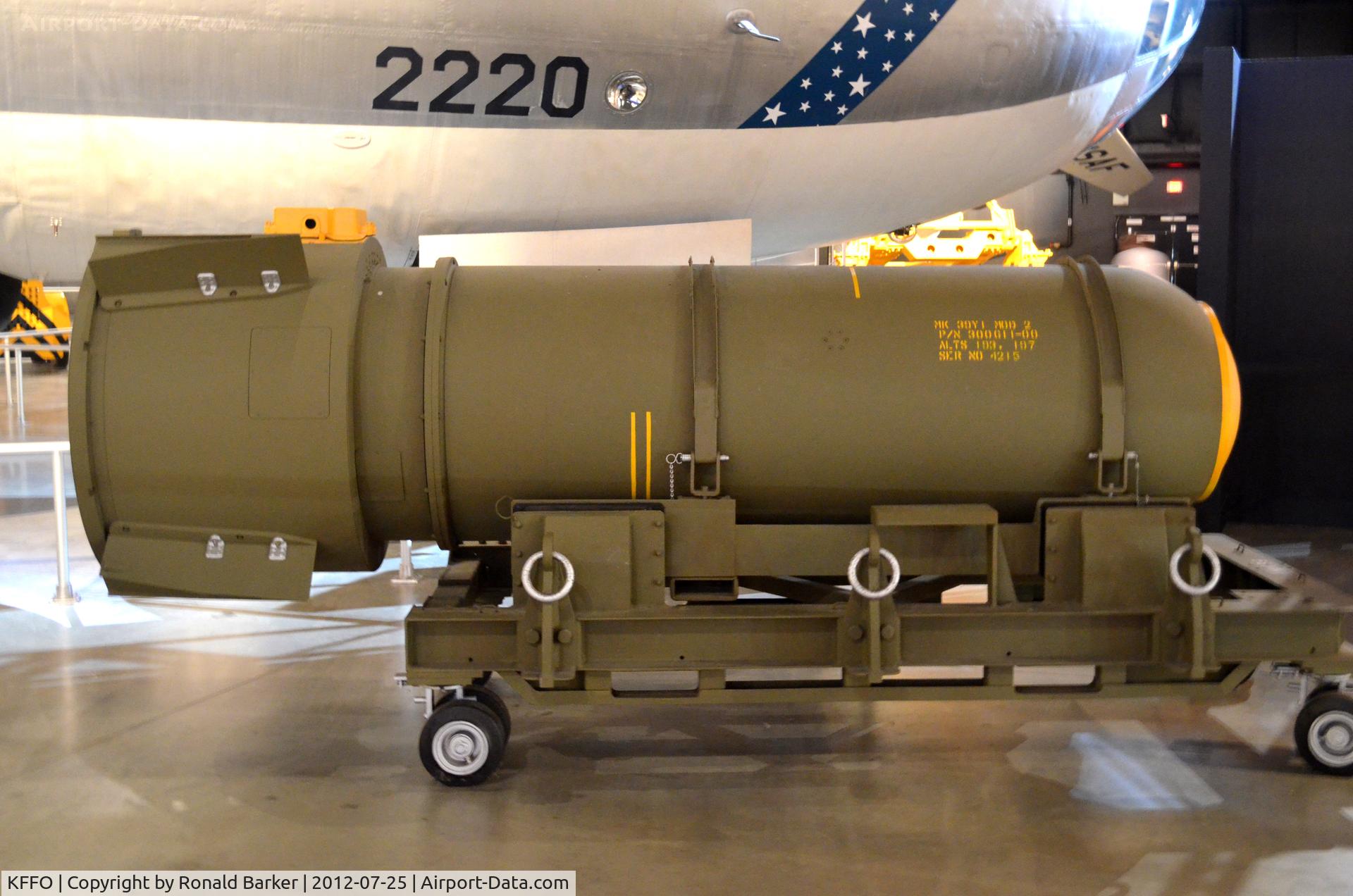 Wright-patterson Afb Airport (FFO) - Mk 39 bomb at AF Museum