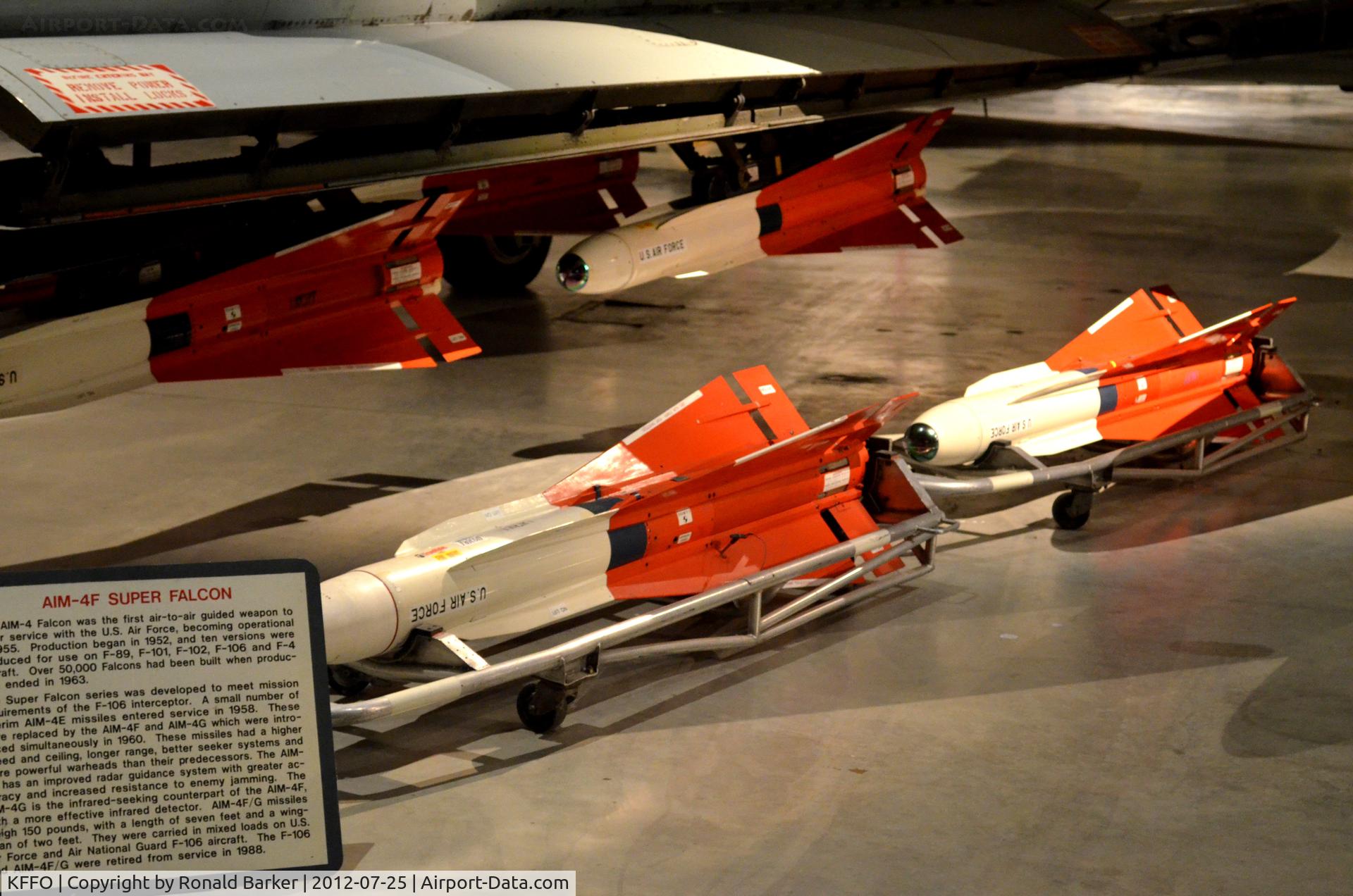 Wright-patterson Afb Airport (FFO) - AIM-4F at AF Museum