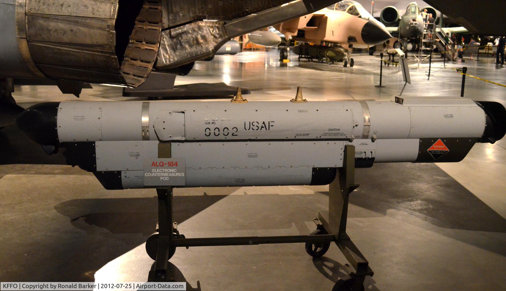 Wright-patterson Afb Airport (FFO) - ALQ-184 ECM Pod at AF Museum