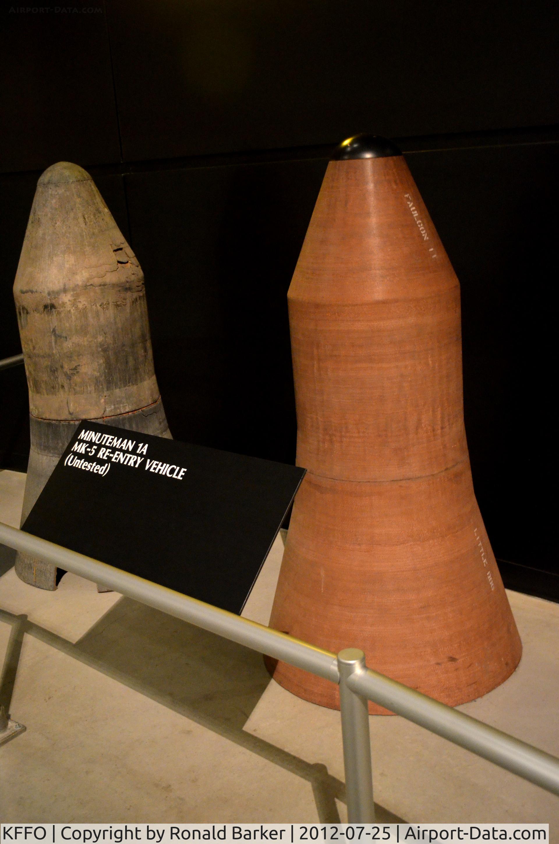 Wright-patterson Afb Airport (FFO) - AF Museum Minuteman 1A reentry vehicle - untested