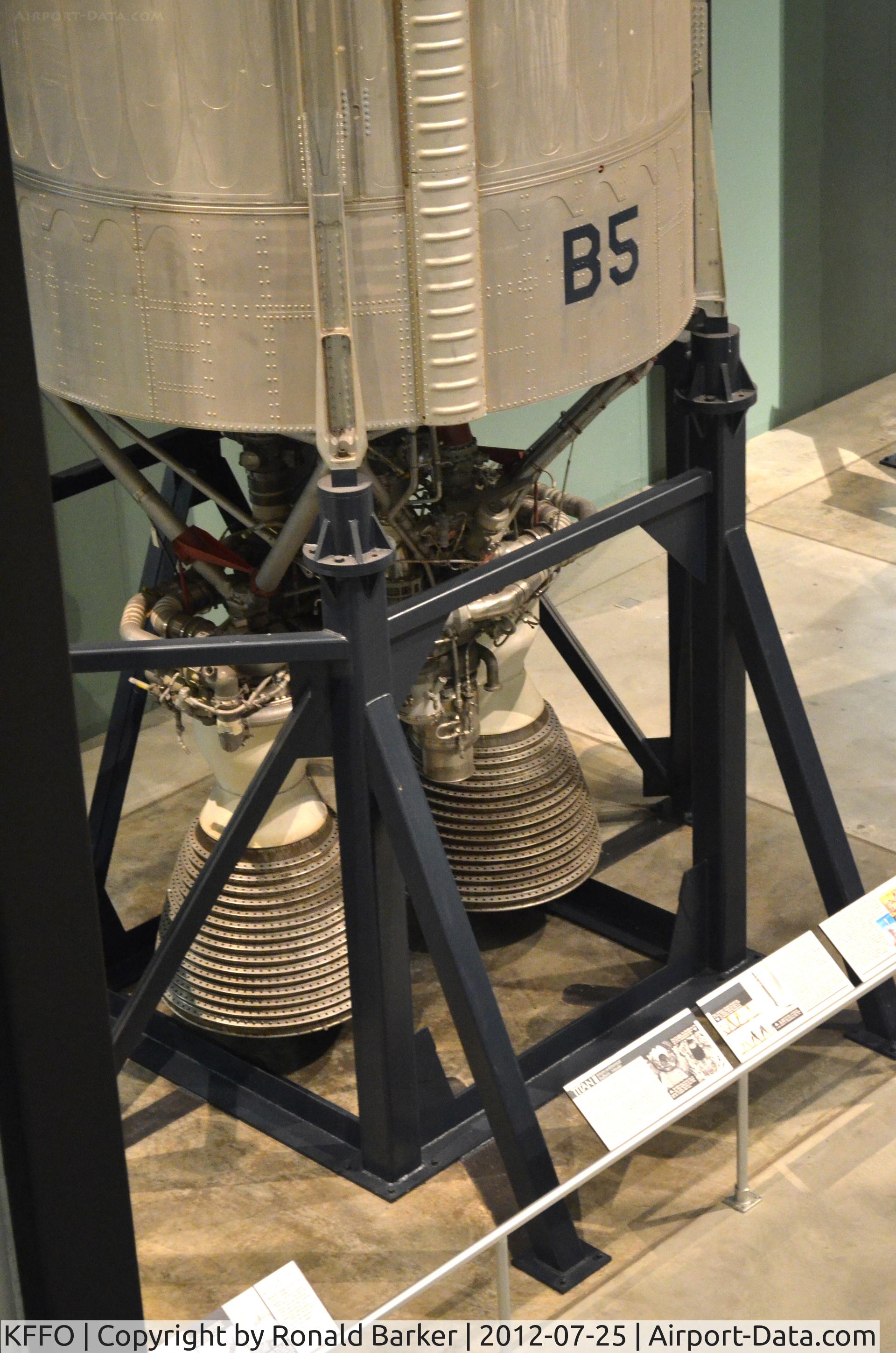 Wright-patterson Afb Airport (FFO) - AF Museum  Titan I engine
