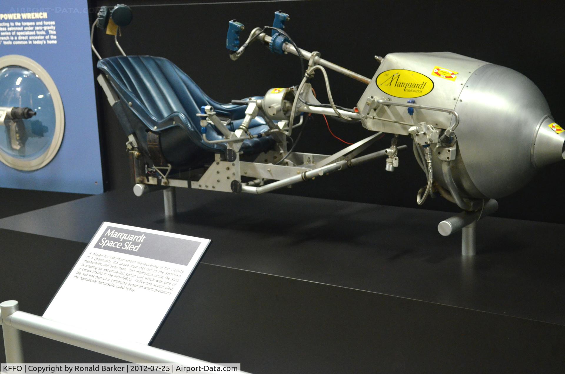 Wright-patterson Afb Airport (FFO) - AF Museum  Marquardt Space Sled