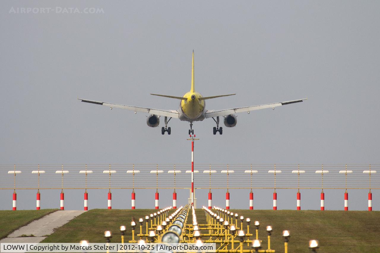 Vienna International Airport, Vienna Austria (LOWW) - landing on Rwy 34