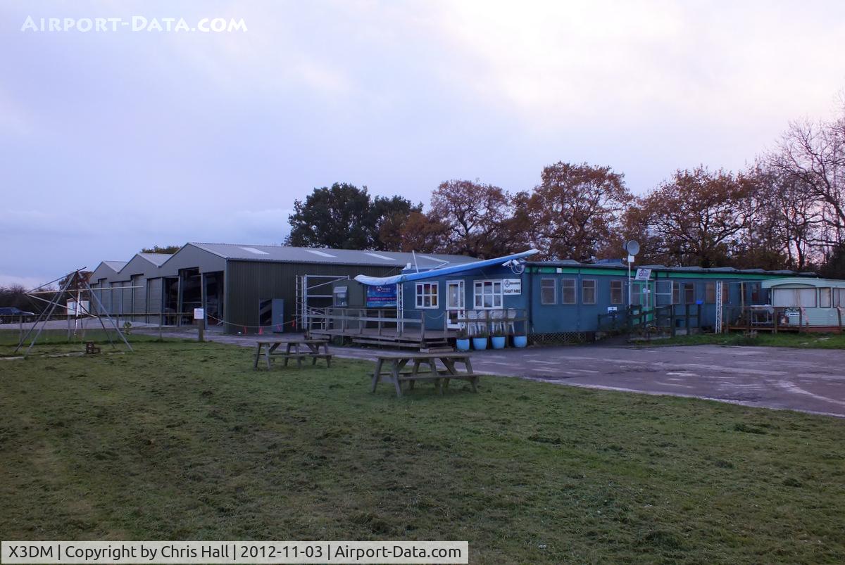 X3DM Airport - Club House and new hangar at Darley Moor Airfield, Ashbourne, Derbyshire