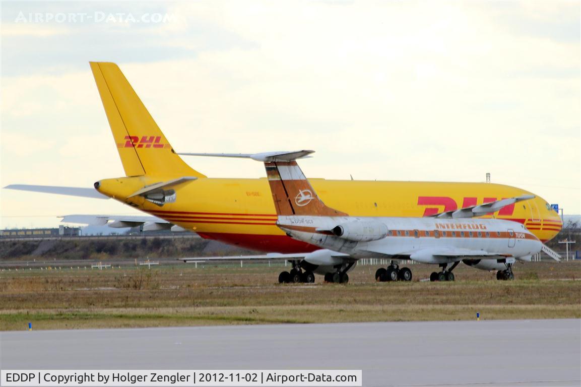 Leipzig/Halle Airport, Leipzig/Halle Germany (EDDP) - DDR-SCF and EI-OZE united in retirement.....
