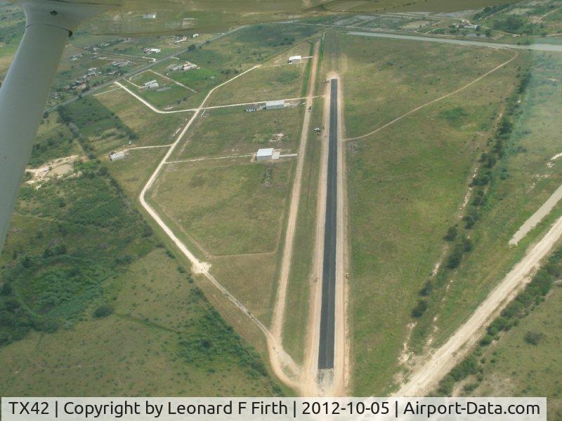 Fair Weather Field Airport (TX42) - 2,000' of 3,400' Paved at TX42 New Address, same location, 12109 Bonanza Pl brookshire, Tx 77423