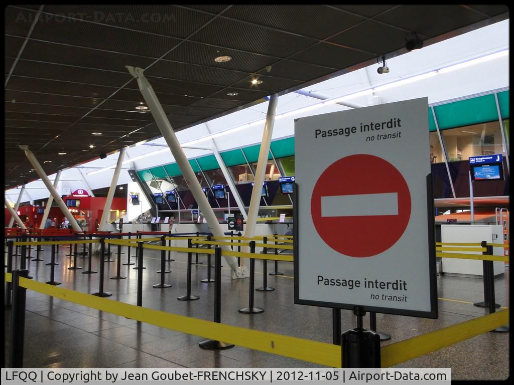 Lille Lesquin Airport, Lille France (LFQQ) - departure