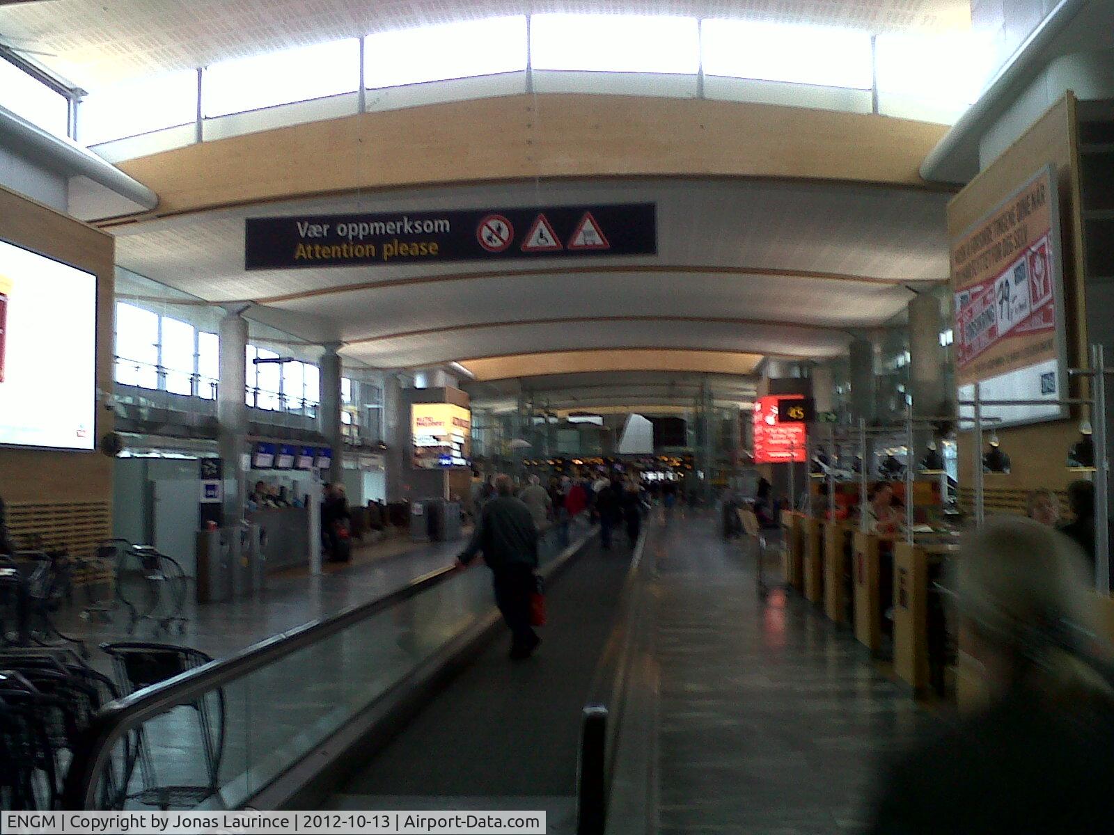 Oslo Airport, Gardermoen, Gardermoen (near Oslo), Akershus Norway (ENGM) - Inside the Gardermoen Oslo International Airport