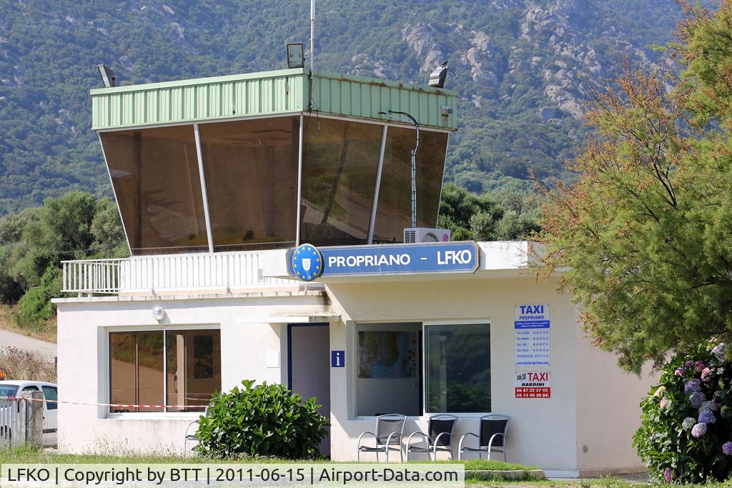 Propriano Airport, Propriano France (LFKO) - Control tower