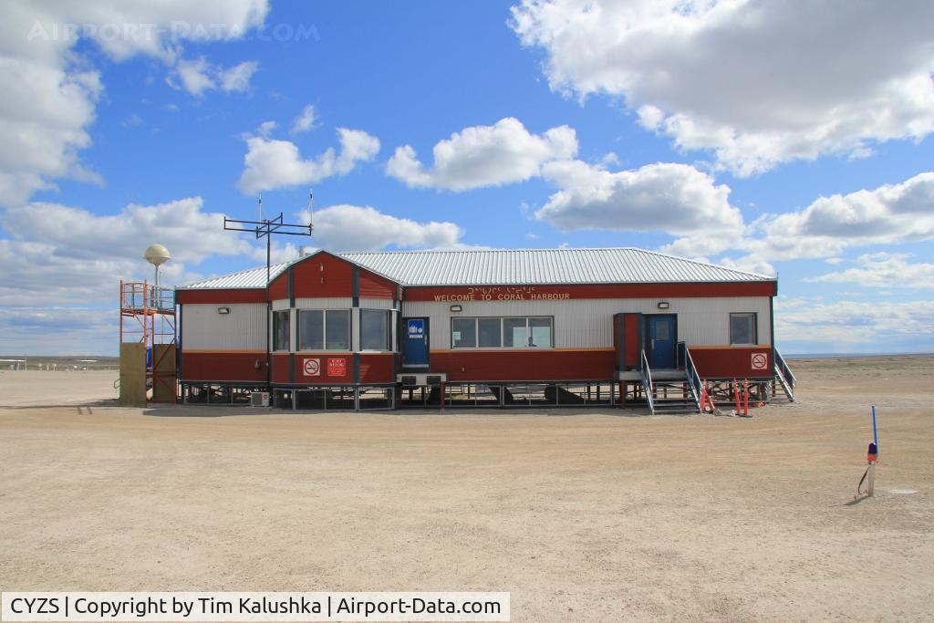 Coral Harbour Airport, Coral Harbour, Nunavut Canada (CYZS) - Terminal Building at Coral Harbour