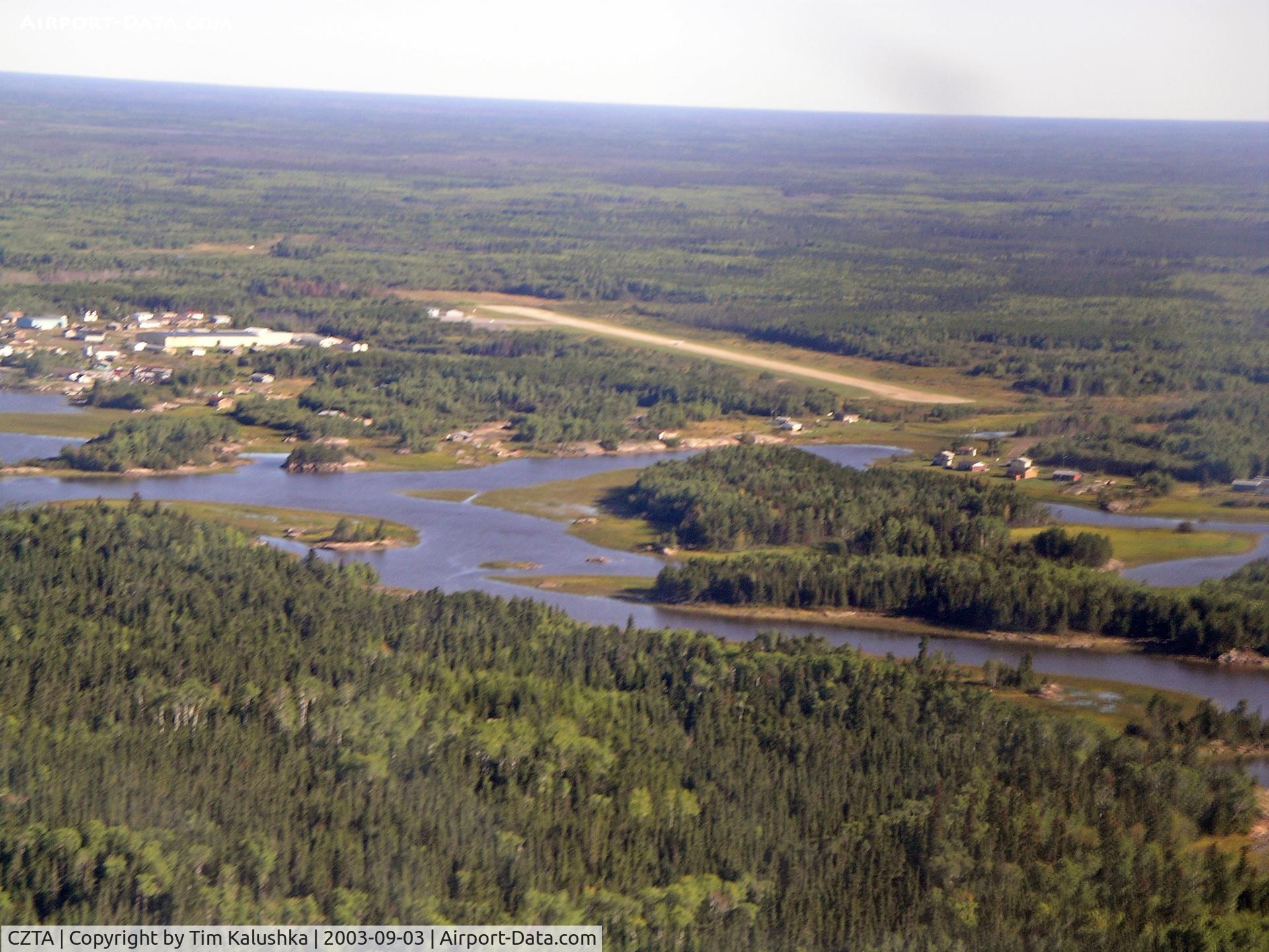 Bloodvein River Airport, Bloodvein River, Manitoba Canada (CZTA) - Bloodvein Airport looking East