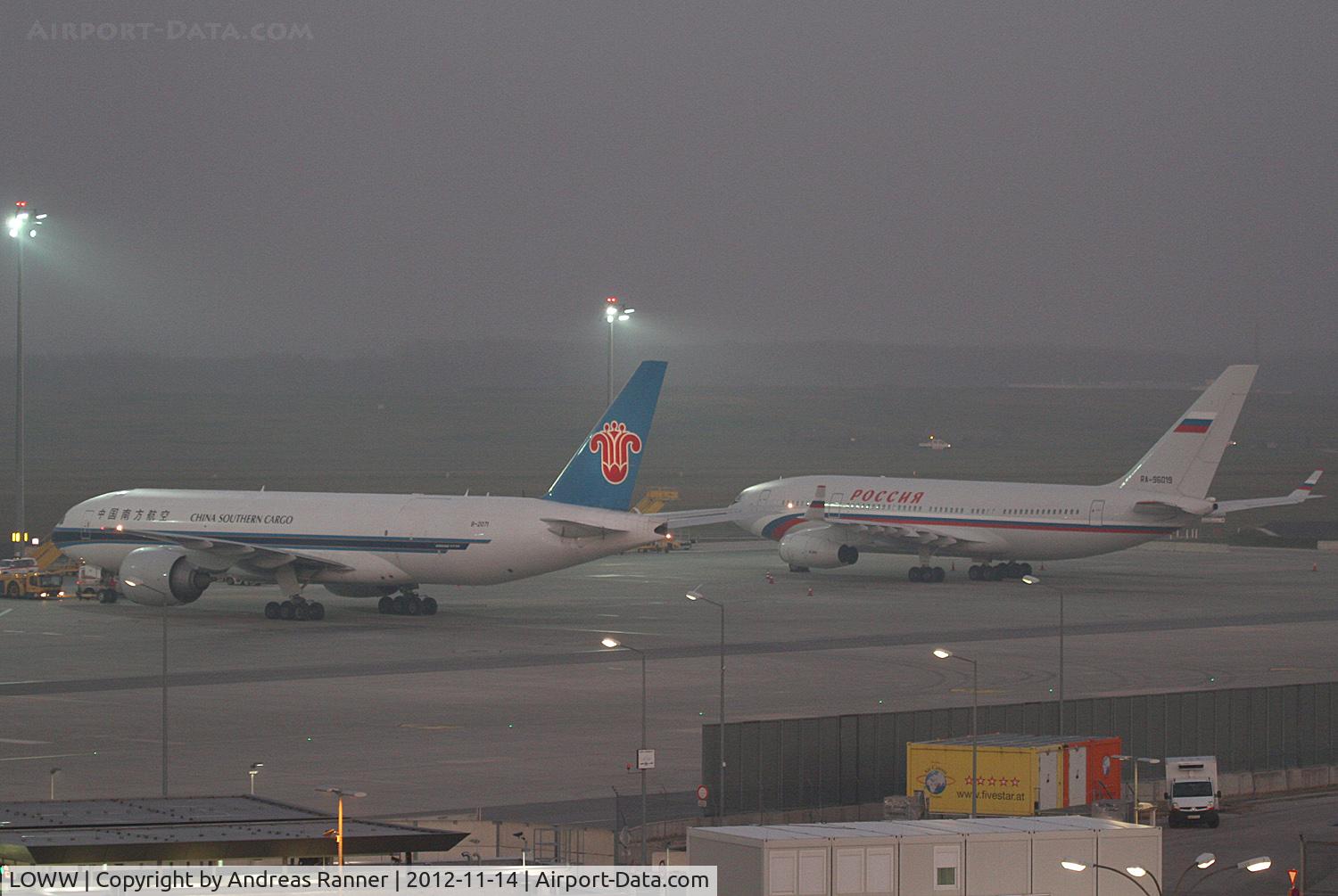 Vienna International Airport, Vienna Austria (LOWW) - China Southern Boeing 777 & Rossiya Il-96