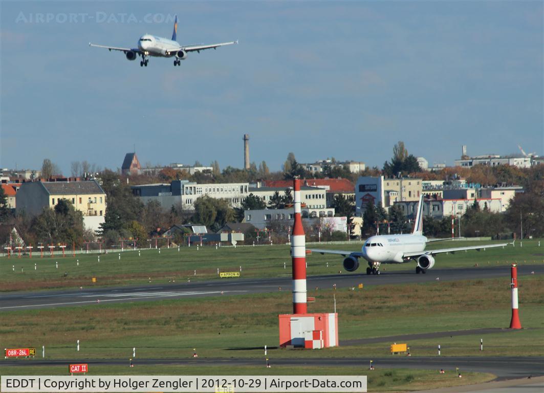 Tegel International Airport (closing in 2011), Berlin Germany (EDDT) - Inbound outbound on runways 26......