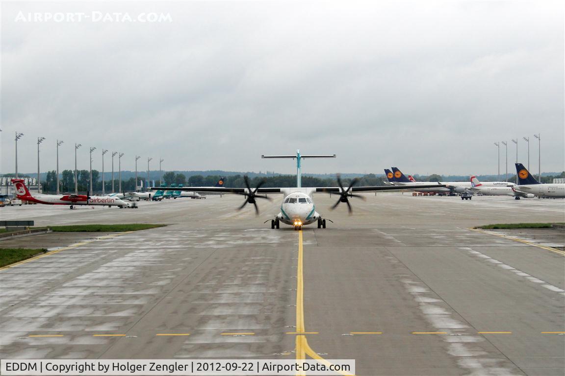 Munich International Airport (Franz Josef Strauß International Airport), Munich Germany (EDDM) - A bug is crawling out of apron east.......