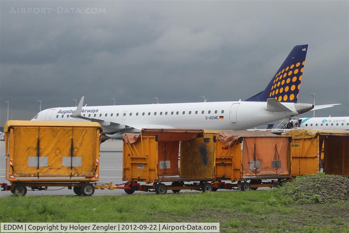 Munich International Airport (Franz Josef Strauß International Airport), Munich Germany (EDDM) - MUC baggage trolleys being on stand by.....