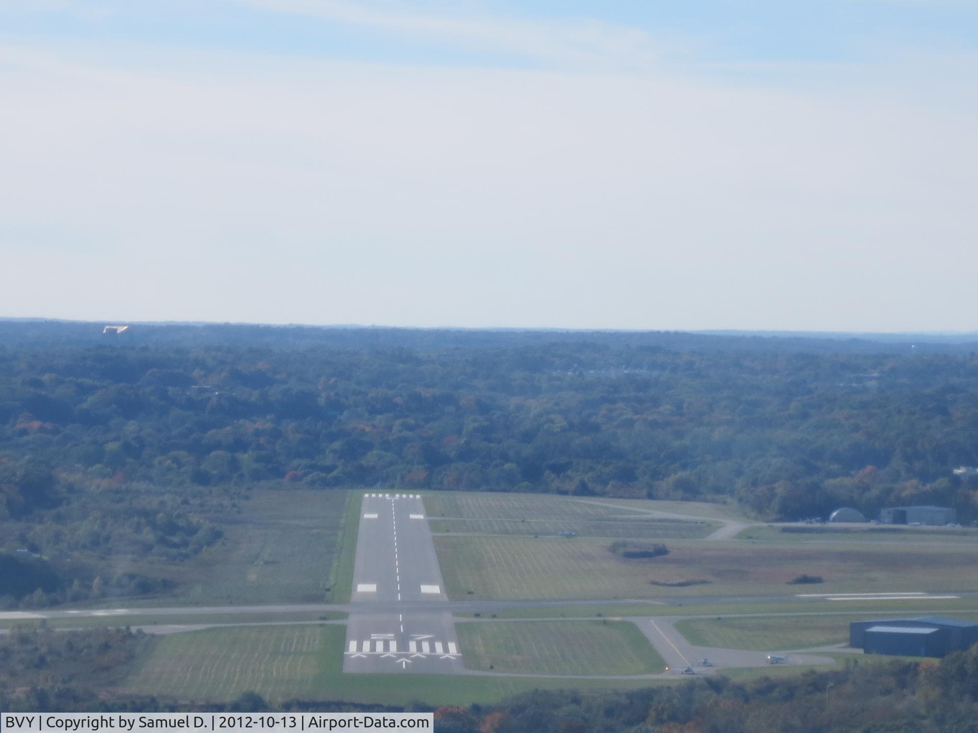 Beverly Municipal Airport (BVY) - Runway 27.
