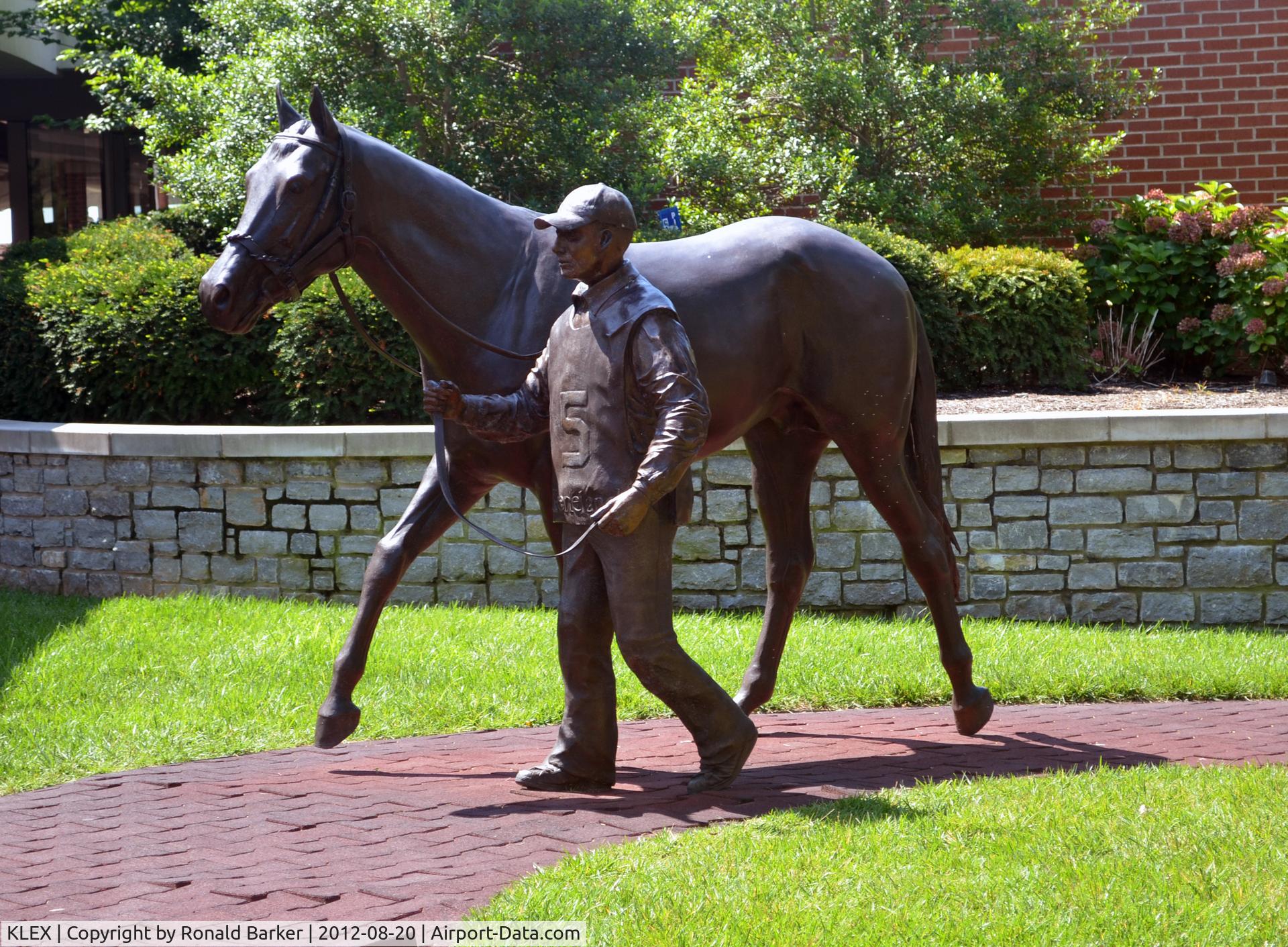 Blue Grass Airport (LEX) - Horse and jockey