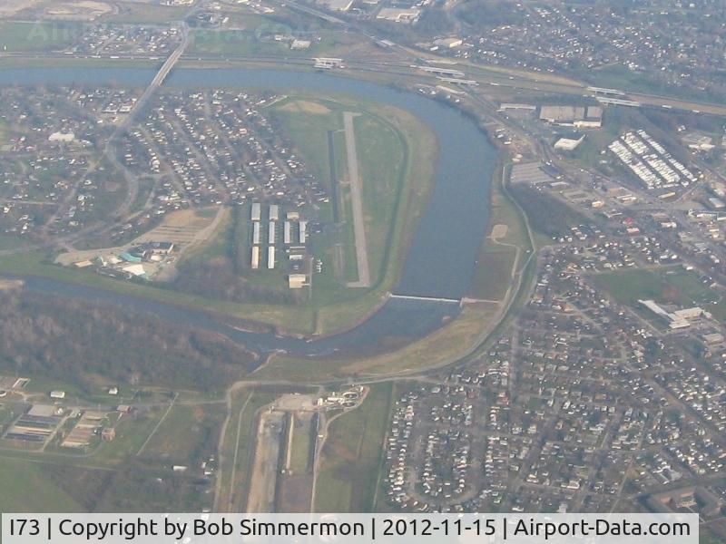 Moraine Air Park Airport (I73) - Looking east from 5500'