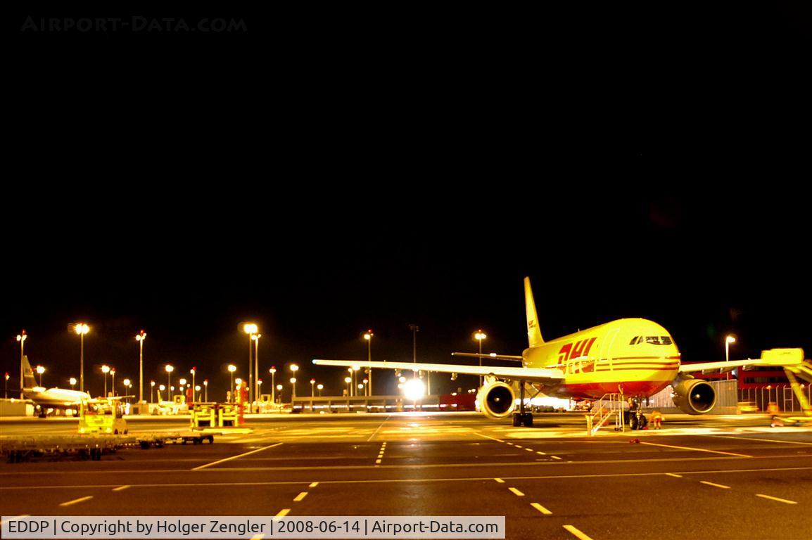 Leipzig/Halle Airport, Leipzig/Halle Germany (EDDP) - Night life on apron 5.....