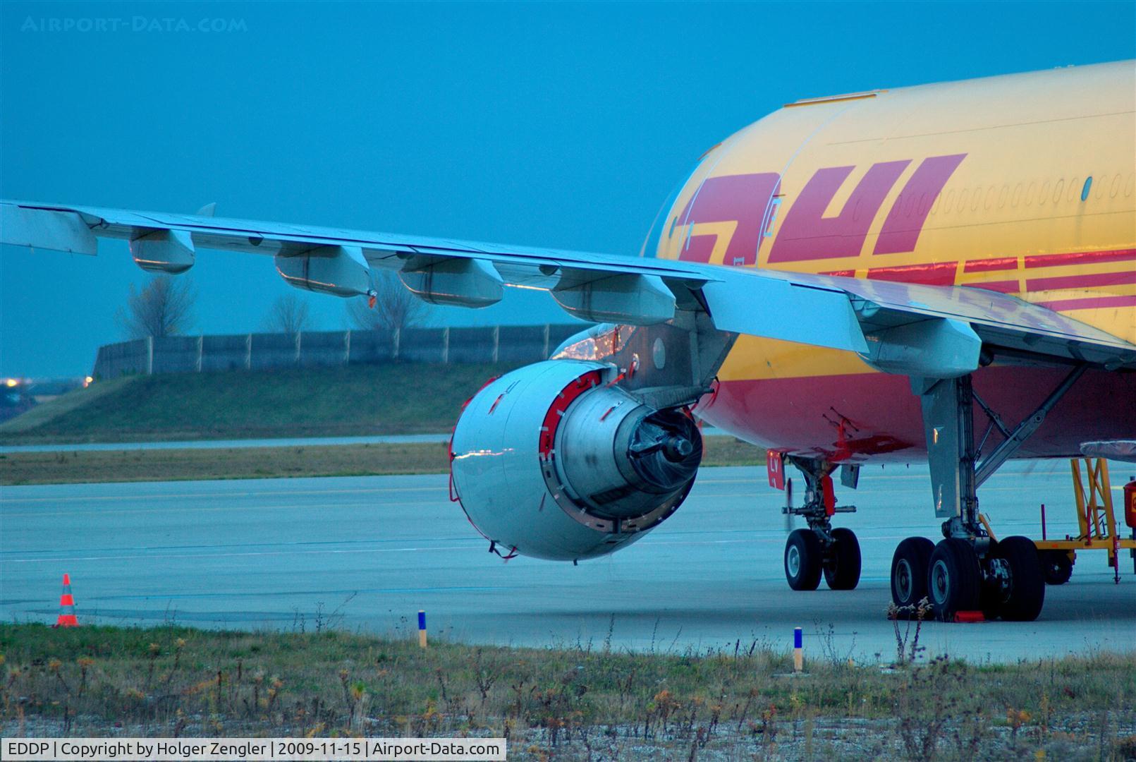 Leipzig/Halle Airport, Leipzig/Halle Germany (EDDP) - Colors of a dawn at DHL Air Hub leipzig