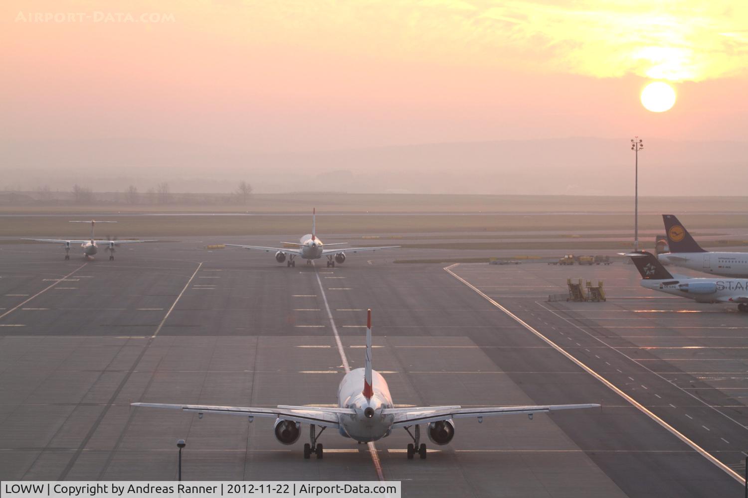 Vienna International Airport, Vienna Austria (LOWW) - November morning