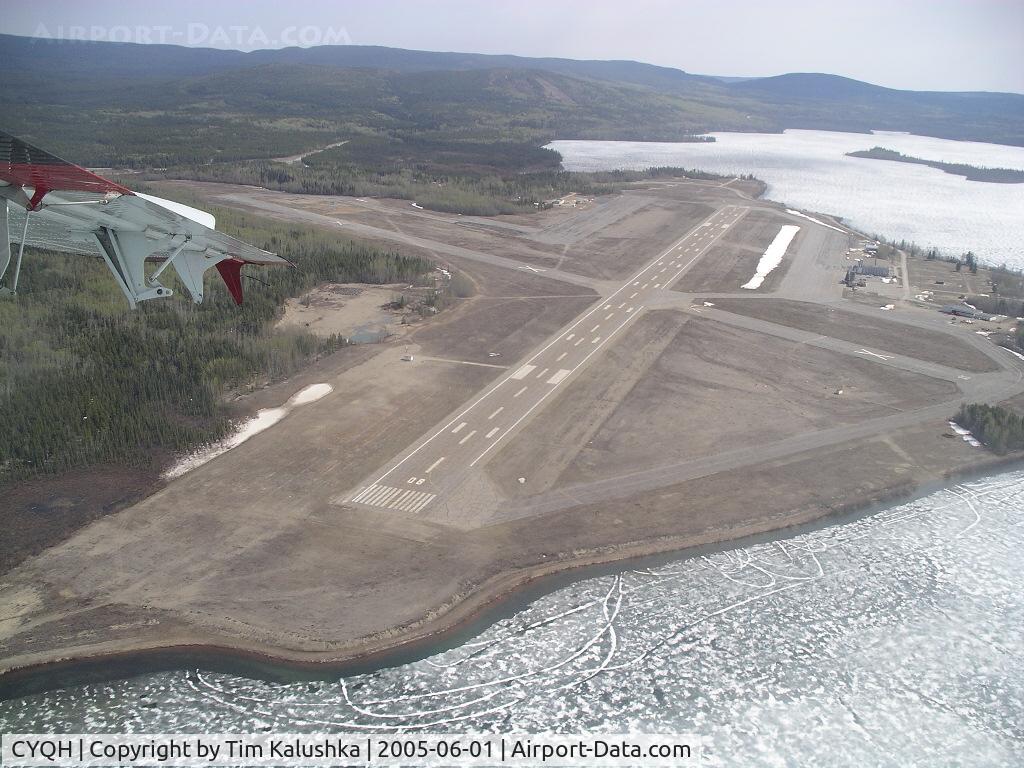 Watson Lake Airport, Watson Lake, Yukon Canada (CYQH) - Overhead Watson Lake Airport