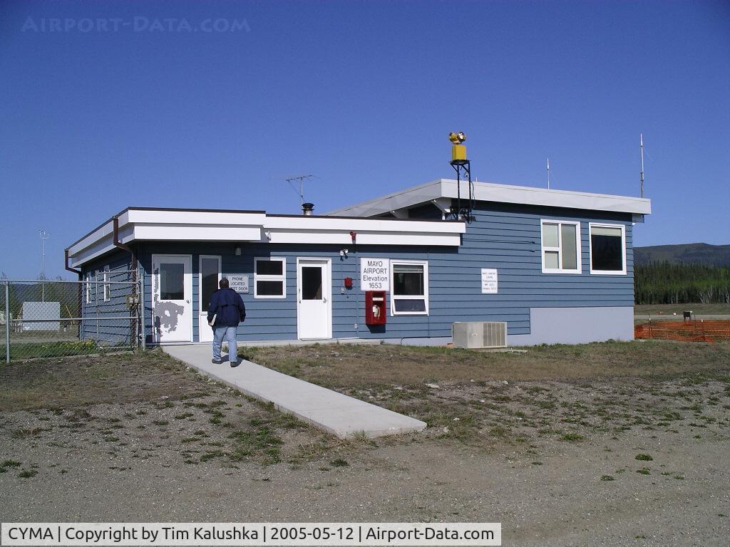 Mayo Airport, Mayo, Yukon Canada (CYMA) - View of the terminal building at Mayo.
