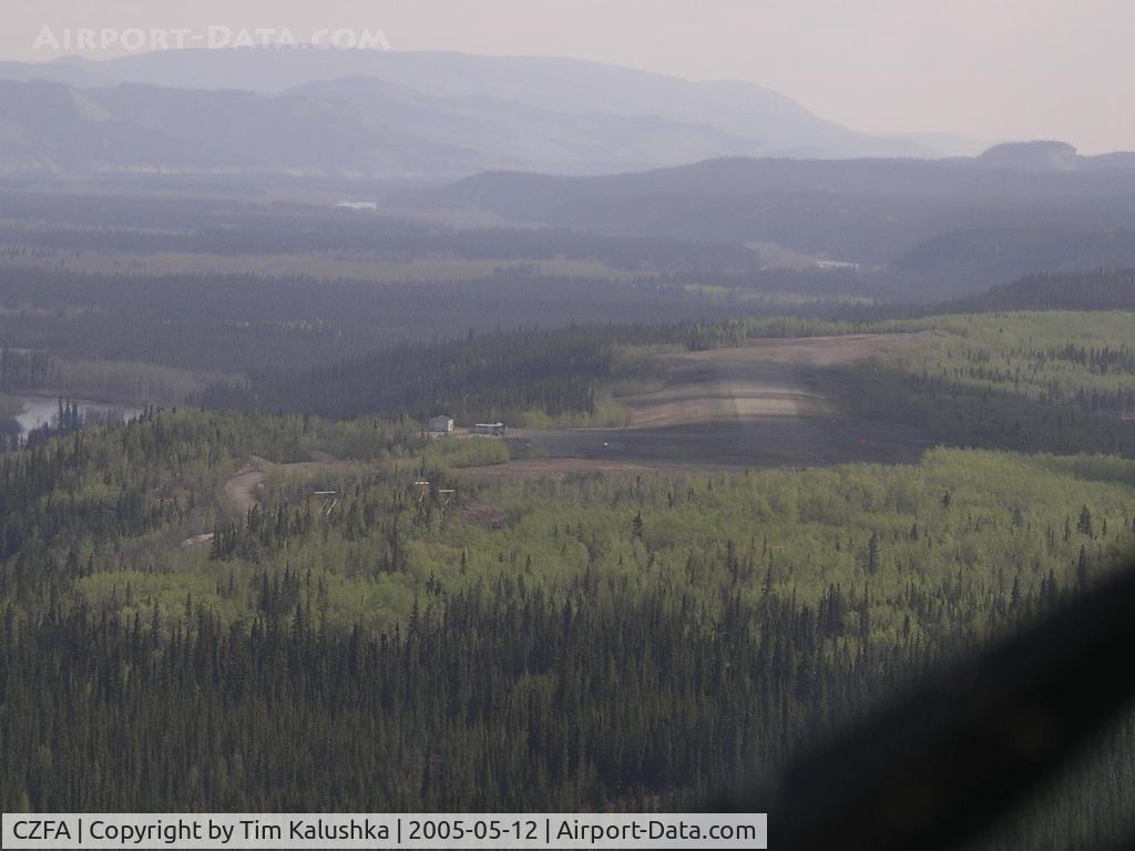 Faro Airport (Yukon), Faro, Yukon Canada (CZFA) - Turning final for runway 09 at Faro.
