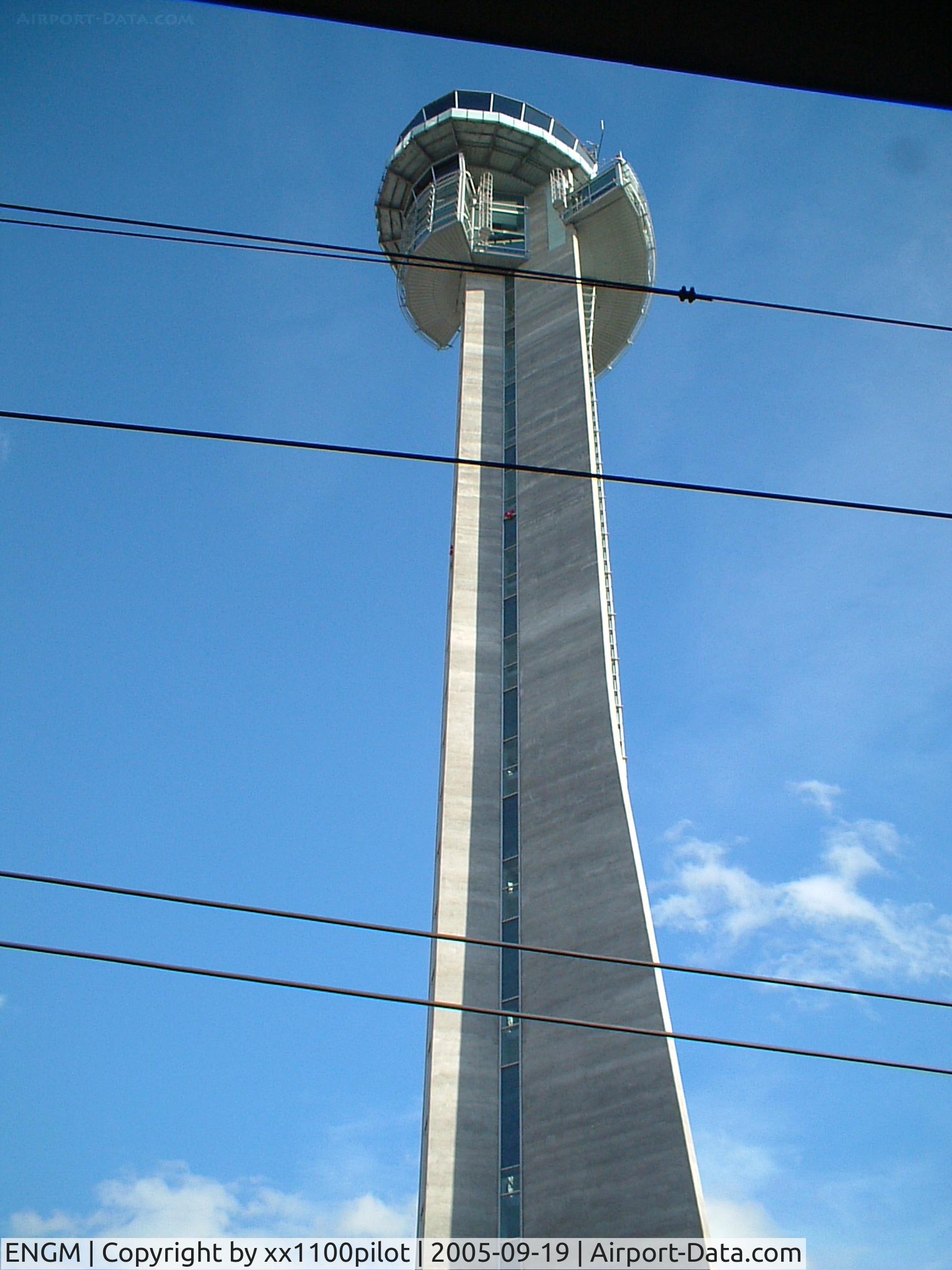 Oslo Airport, Gardermoen, Gardermoen (near Oslo), Akershus Norway (ENGM) - Tower 90 m tall.