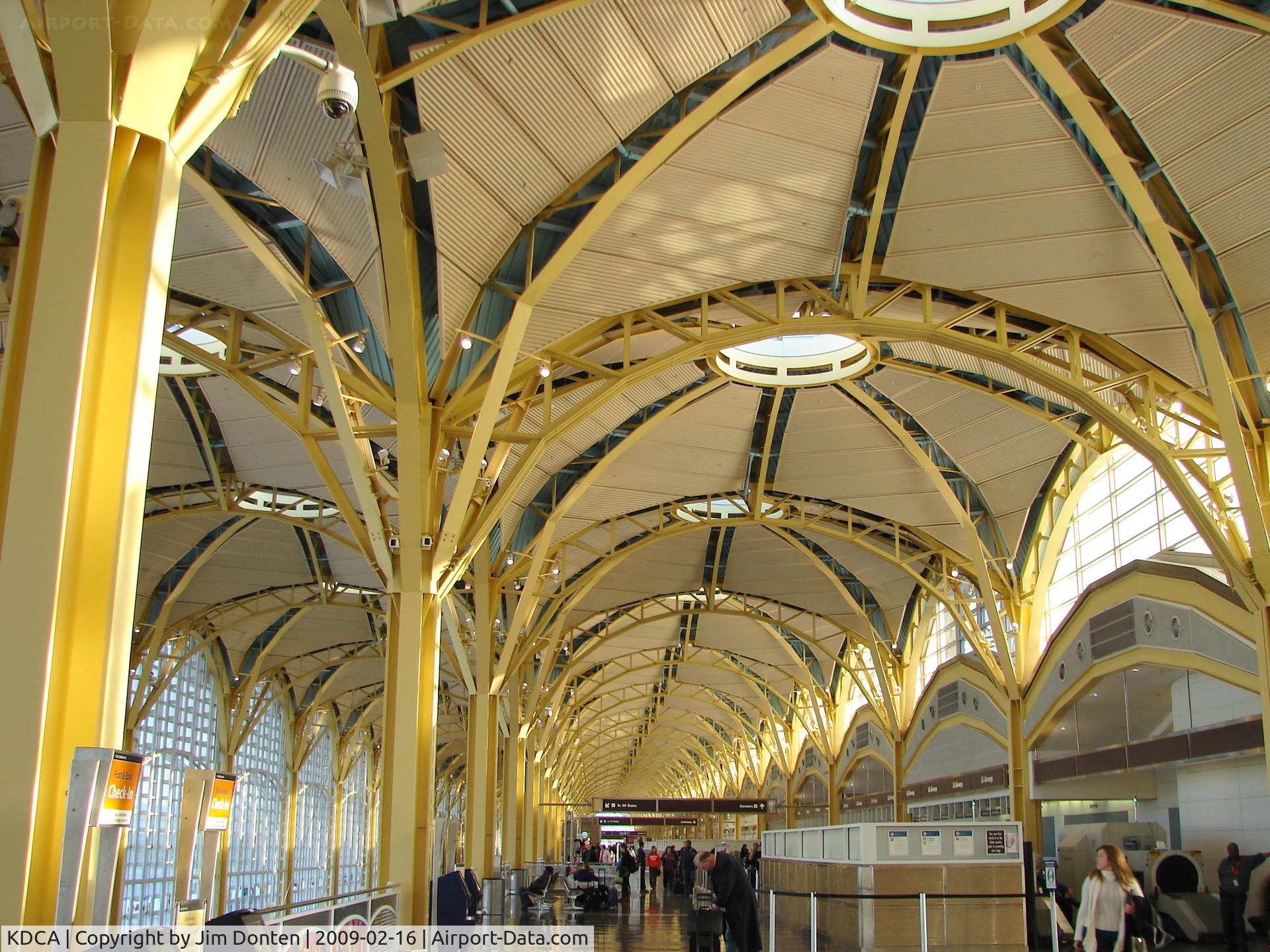 Ronald Reagan Washington National Airport (DCA) - Inside the terminal at Reagan National 