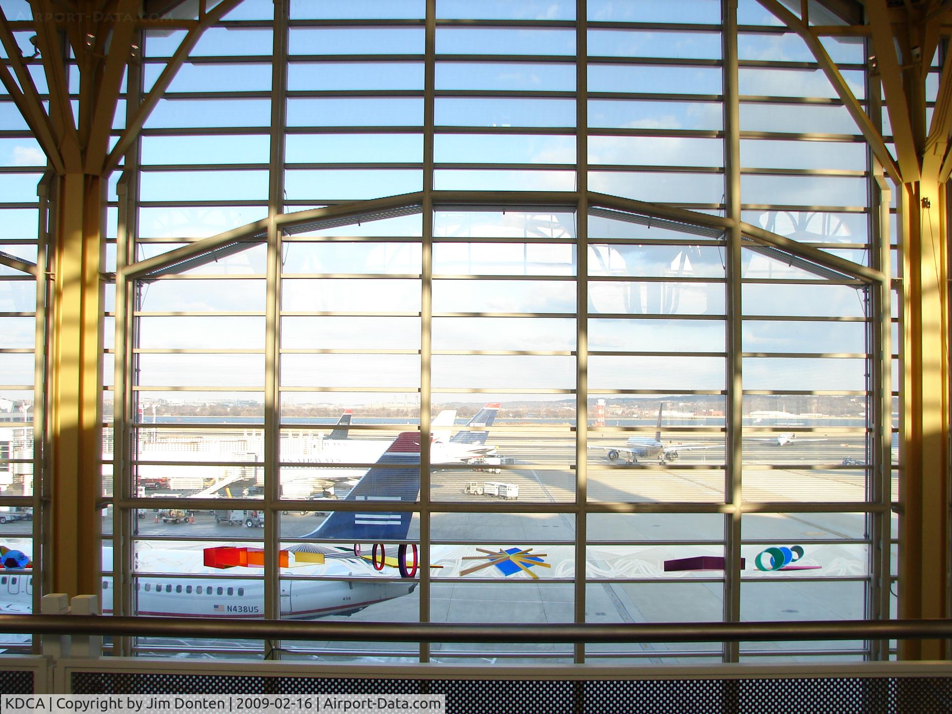 Ronald Reagan Washington National Airport (DCA) - Inside the terminal at Reagan National 