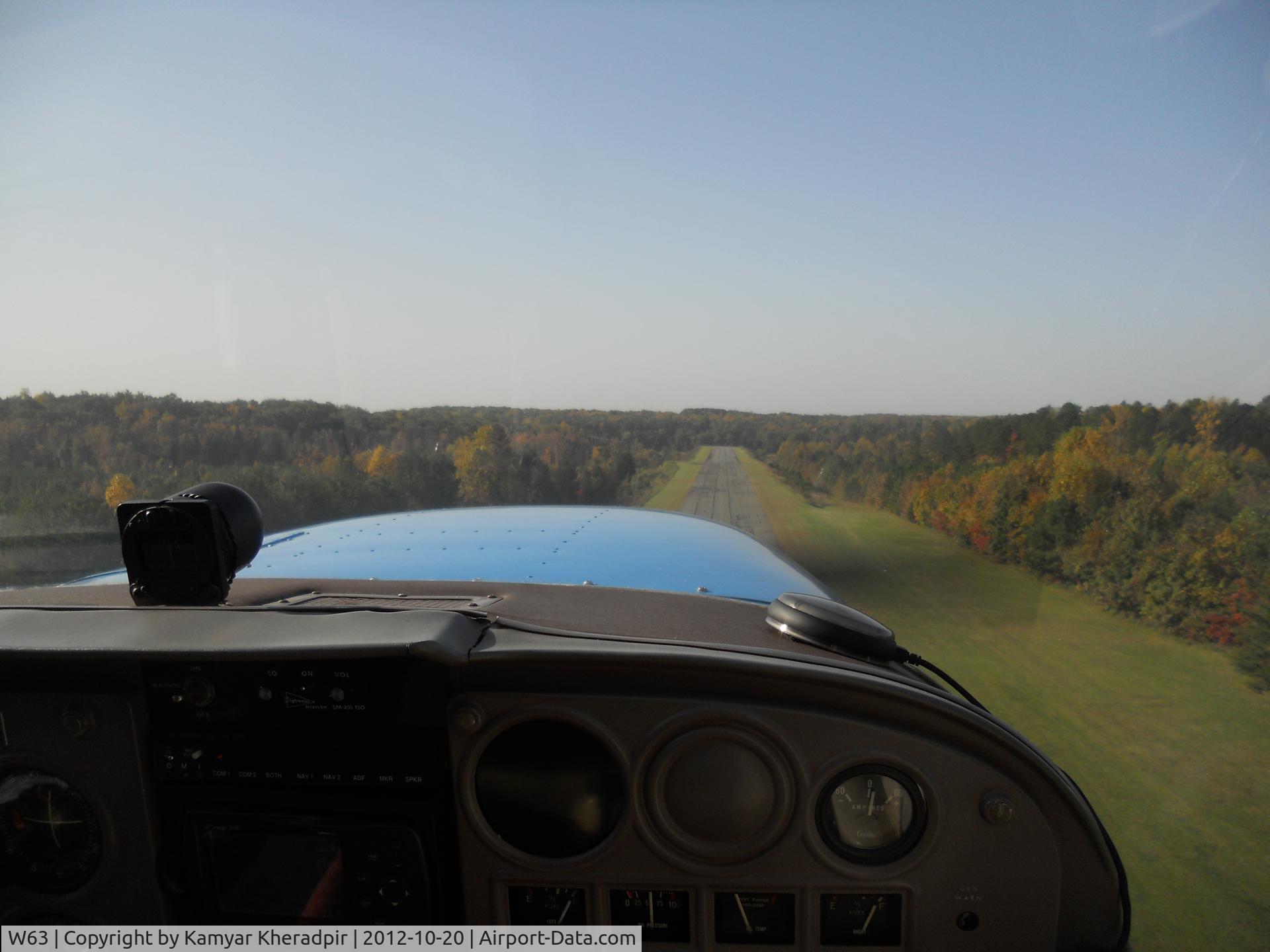 Lake Country Regional Airport (W63) - Leaving W63 on board N7733U. Rick manning the machine.