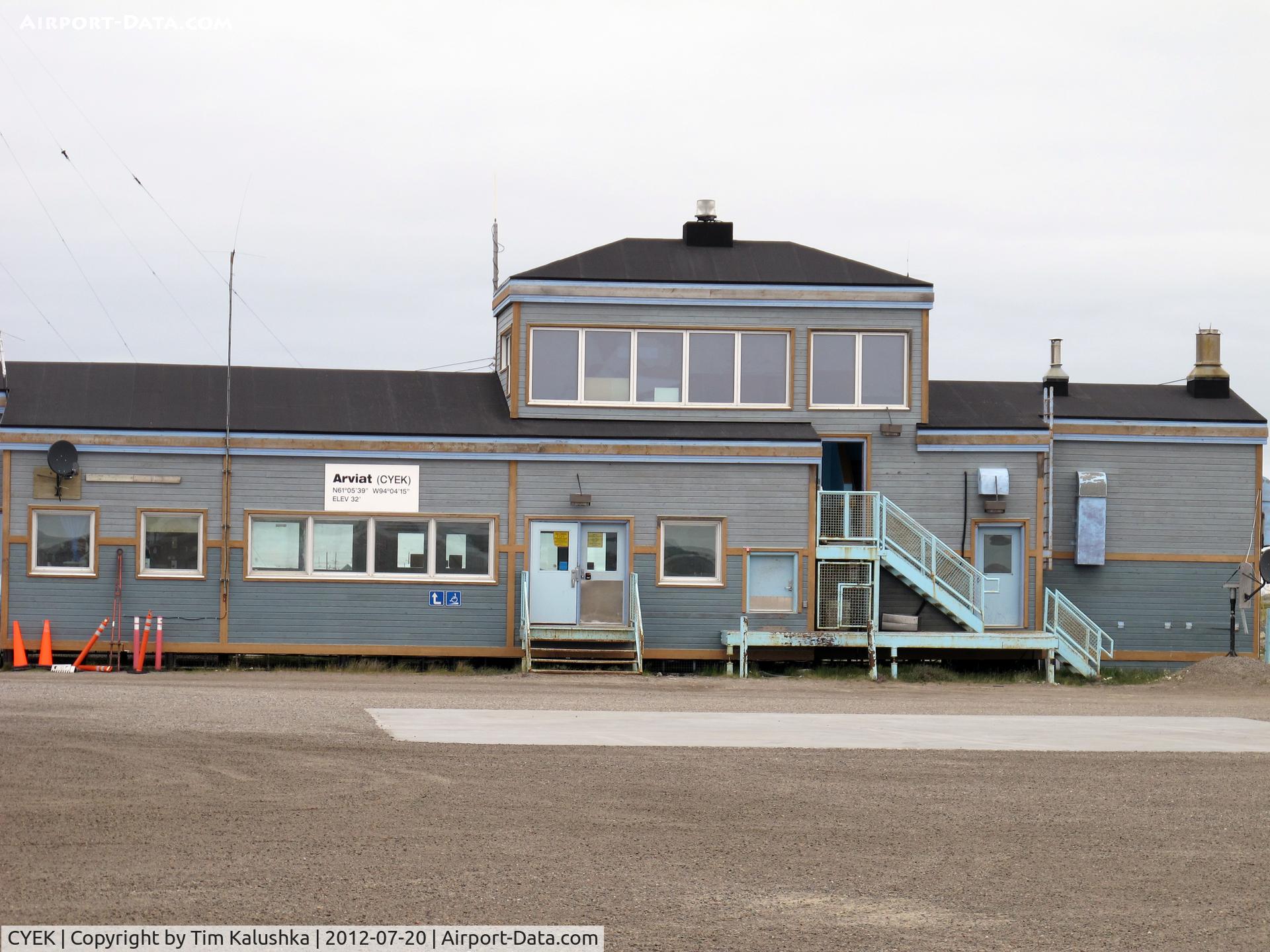 Arviat Airport, Arviat, Nunavut Canada (CYEK) - Arviat Terminal Building
