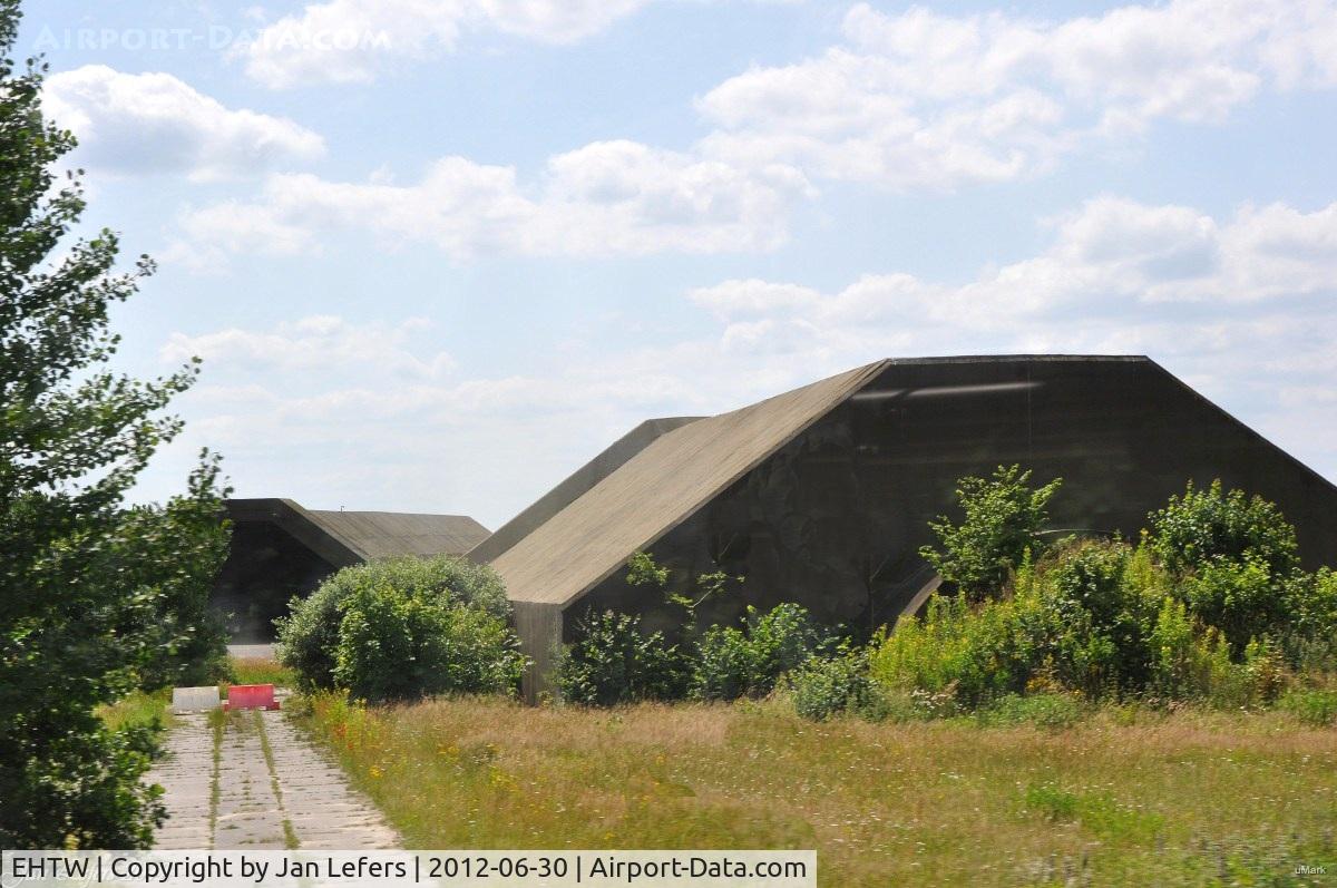 Enschede Airport Twente, Enschede Netherlands (EHTW) - F-16 shelters