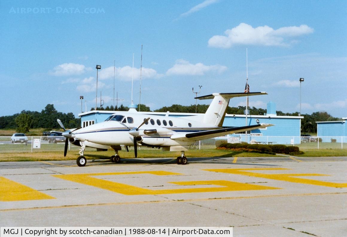 Orange County Airport (MGJ) - Beechcraft King Air at Orange County Airport, Montgomery, NY