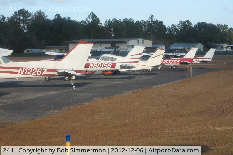Suwannee County Airport (24J) - Planes on the ramp at Live Oak