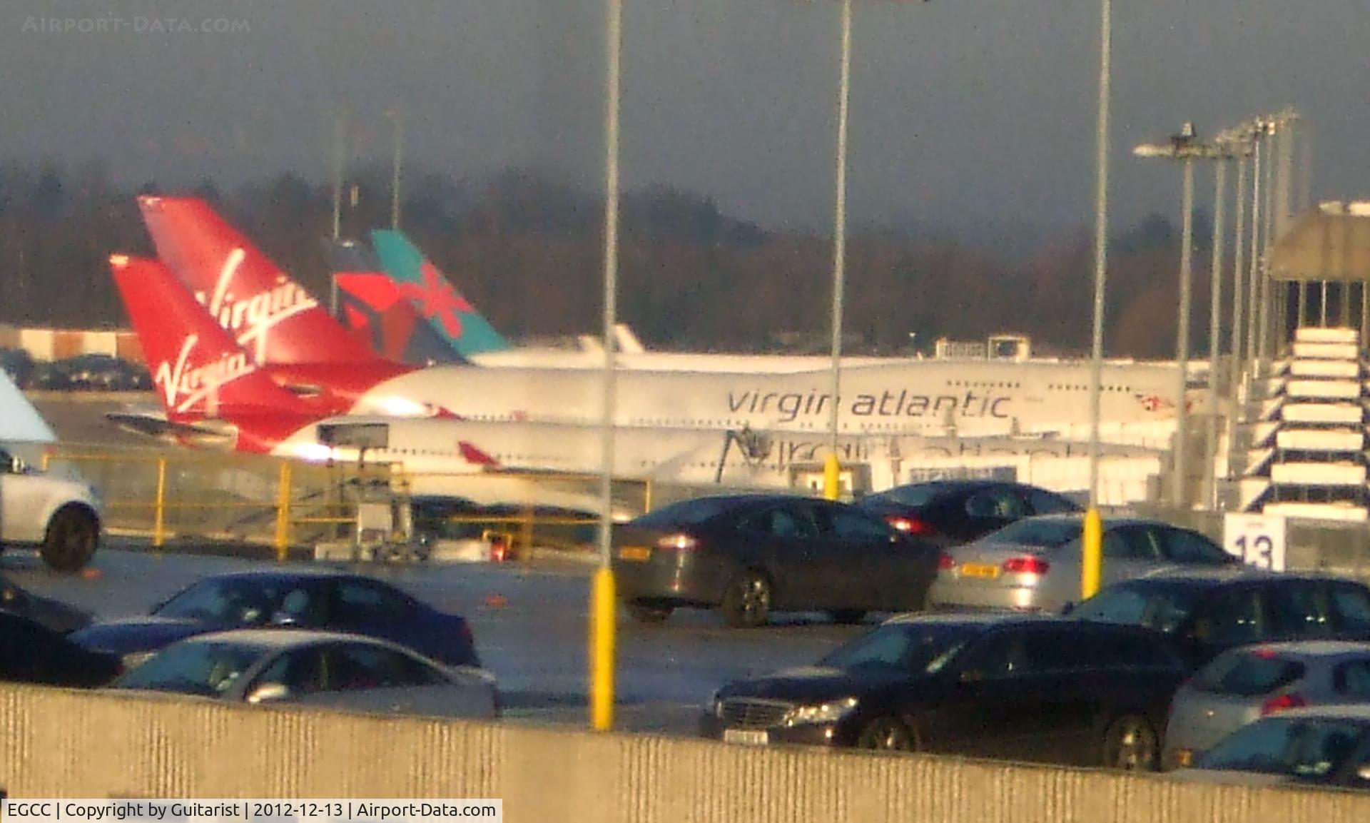 Manchester Airport, Manchester, England United Kingdom (EGCC) - Waiting for their passengers